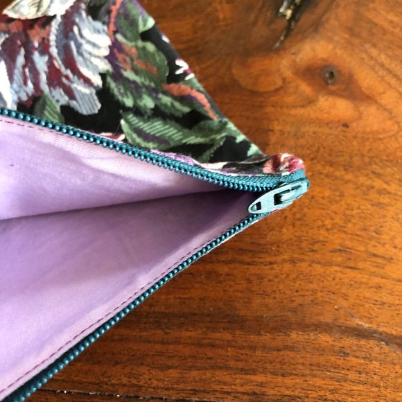 Lot 6 Handmade Zipper pouches bags Floral Lot C - Picture 3 of 14